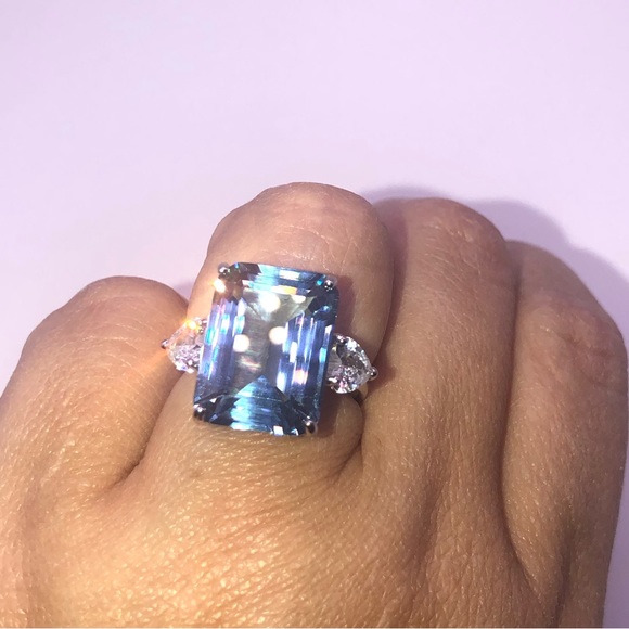 8ct London Blue Topaz Ring - Picture 10 of 10